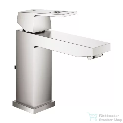 Grohe EUROCUBE M mosdó csaptelep automata leeresztővel,Supersteel 23445DC0