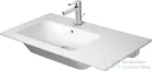 Duravit ME BY STARCK 830x490 mm-es bútorral aláépíthető mosdó bal oldali medencével,Wondergliss bevonattal,23458300001