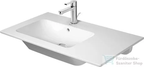 Duravit ME BY STARCK 830x490 mm-es bútorral aláépíthető mosdó bal oldali medencével,Wondergliss bevonattal,23458300001