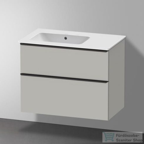 Duravit ME BY STARCK 830x490 mm-es bútorral aláépíthető csaplyuk nélküli mosdó bal oldali medencével,2345830060