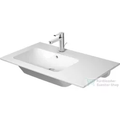   Duravit ME BY STARCK 830x490 mm-es bútorral aláépíthető mosdó bal oldali medencével,White Satin matt 2345833200