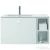 Duravit ME BY STARCK 830x490 mm-es bútorral aláépíthető mosdó bal oldali medencével,Wondergliss bevonttal,White Satin matt 23458332001