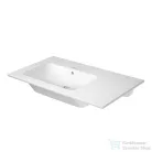 Duravit ME BY STARCK 830x490 mm-es bútorral aláépíthető csaplyuk nélküli mosdó bal oldali medencével,Wondergliss bevonattal,White Satin matt 23458332601