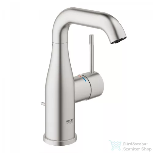 Grohe ESSENCE mosdó csaptelep,M-Size, automata leeresztővel,Supersteel 23462DC1