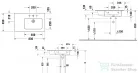 Duravit ME BY STARCK 830x490 mm-es bútorral aláépíthető mosdó jobb oldali medencével,2346830000