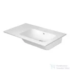 Duravit ME BY STARCK 830x490 mm-es bútorral aláépíthető csaplyuk nélküli mosdó jobb oldali medencével,Wondergliss bevonattal 23468300601