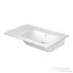 Duravit ME BY STARCK 830x490 mm-es bútorral aláépíthető csaplyuk nélküli mosdó jobb oldali medencével,Wondergliss bevonattal 23468300601