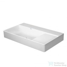   Duravit DURASQUARE 80x47 cm-es bútorral aláépíthető mosdó bal oldali medencével,csaplyuk és túlfolyó nélkül,2348800070