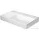 Duravit DURASQUARE 80x47 cm-es bútorral aláépíthető csaplyuk- és túlfolyó nélküli mosdó jobbos medencével,2349800070