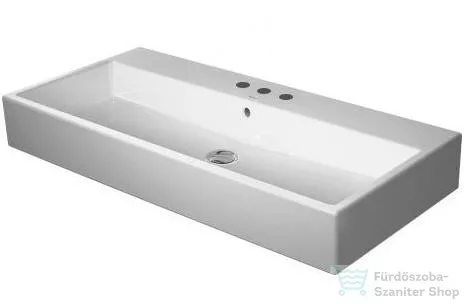 Duravit Vero Air 100x47 cm mosdó, csiszolt, három csaplyukkal 2350100025 ( 235010 )