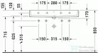 Duravit Vero Air 100x47 cm mosdó két csaplyukkal, csiszolt 2350100026 ( 235010 )