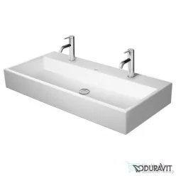   Duravit VERO AIR 100x47 cm-es csiszolt mosdó két csaplyukkal,túlfolyó nélkül,Wondergliss bevonattal,23501000721