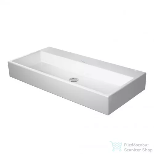 Duravit VERO AIR 100x47 cm-es csiszolt mosdó csaplyuk és túlfolyó nélkül,Wondergliss bevonattal,23501000791