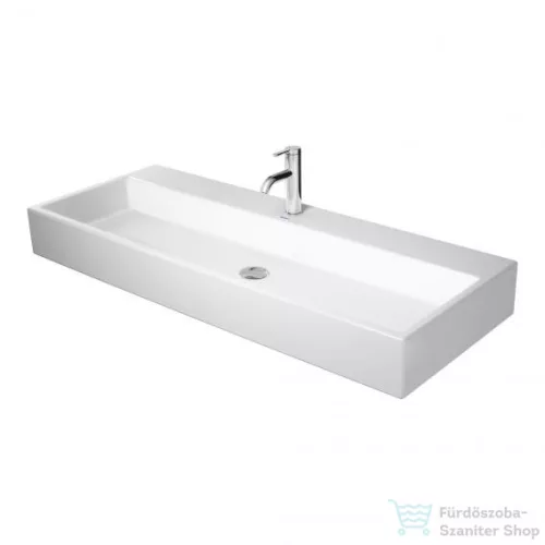 Duravit VERO AIR 120x47 cm-es csiszolt mosdó túlfolyó nélkül,Wondergliss bevonattal,23501200711