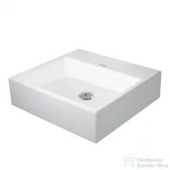   Duravit VERO AIR 50x47 cm-es csiszolt mosdó csaplyuk és túlfolyó nélkül,2350500079