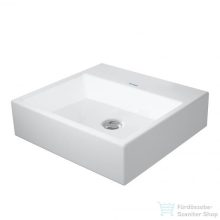   Duravit VERO AIR 50x47 cm-es csiszolt mosdó csaplyuk és túlfolyó nélkül,Wondergliss bevonattal,23505000791