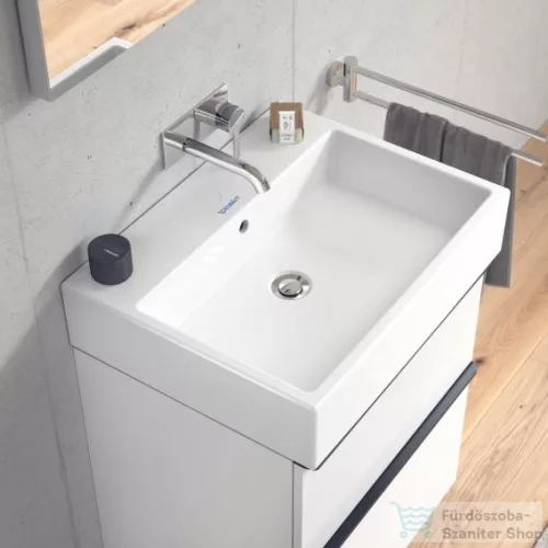 Duravit VERO AIR 60x47 cm-es bútorral aláépíthető mosdó csaplyuk nélkül,2350600060