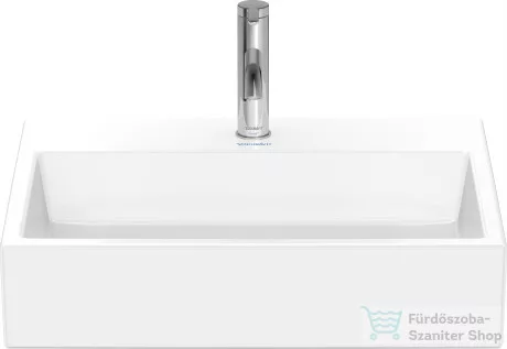 Duravit VERO AIR 60x47 cm-es csiszolt mosdó túlfolyó nélkül,Wondergliss bevonattal,23506000711