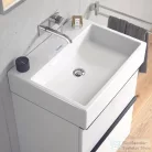 Duravit VERO AIR 60x47 cm-es csiszolt mosdó csaplyuk és túlfolyó nélkül,2350600079