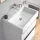 Duravit VERO AIR 60x47 cm-es csiszolt mosdó csaplyuk és túlfolyó nélkül,2350600079