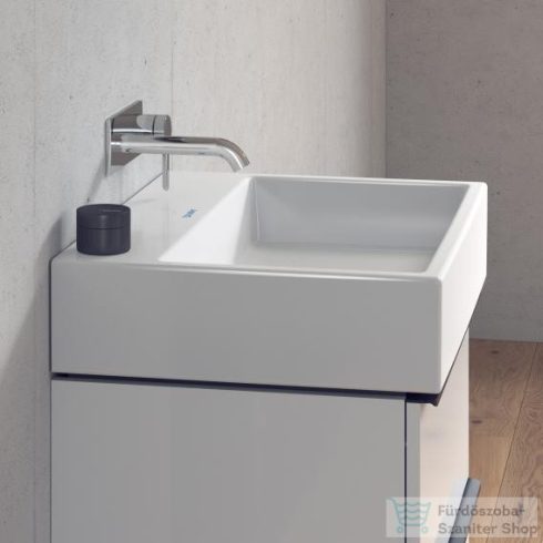 Duravit VERO AIR 60x47 cm-es csiszolt mosdó csaplyuk és túlfolyó nélkül,Wondergliss bevonattal,23506000791