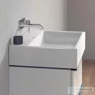Duravit VERO AIR 60x47 cm-es csiszolt mosdó csaplyuk és túlfolyó nélkül,2350600079