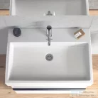 Duravit VERO AIR 70x47 cm-es csiszolt mosdó túlfolyó nélkül,Wondergliss bevonattal,23507000711