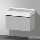 Duravit VERO AIR 80x47 cm-es bútorral aláépíthető mosdó csaplyuk nélkül,2350800060