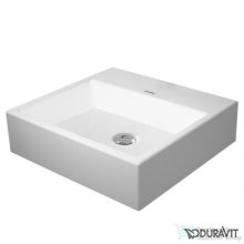   Duravit VERO AIR 50x47 cm-es ráültethető mosdó csaplyuk és túlfolyó nélkül,Wondergliss bevonattal,23525000701