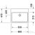 Duravit VERO AIR 60x47 cm-es ráültethető mosdó csaplyuk nélkül,2352600060