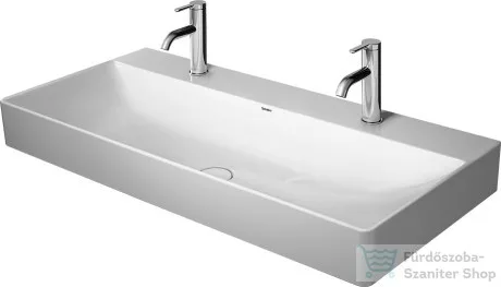 Duravit DuraSquare 100x47 cm mosdó két csaplyukkal, csiszolt 2353100072 ( 235310 )