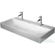 Duravit DuraSquare 100x47 cm mosdó két csaplyukkal, csiszolt 2353100072 ( 235310 )