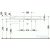 Duravit DuraSquare 100x47 cm mosdó két csaplyukkal, csiszolt 2353100072 ( 235310 )