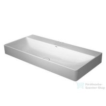   Duravit DURASQUARE 100x47 cm-es csiszolt mosdó csaplyuk nélkül, Wondergliss bevonattal,23531000791