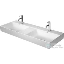   Duravit DURASQUARE 120x47 cm-es bútorral aláépíthető dupla mosdó két csaplyukkal,2353120041