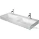 Duravit DURASQUARE 120x47 cm-es bútorral aláépíthető dupla mosdó két csaplyukkal,2353120041