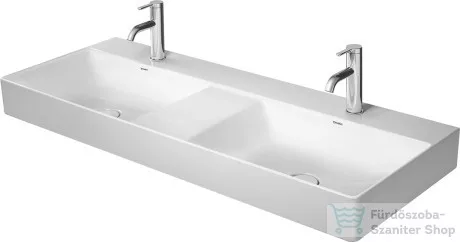 Duravit DURASQUARE 1200x470 mm-es bútorral aláépíthető csiszolt dupla mosdó,2353120071