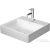 Duravit DURASQUARE 50x47 cm-es bútorral aláépíthető csiszolt mosdó,2353500071