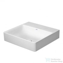  Duravit DURASQUARE 50x47 cm-es bútorral aláépíthető csiszolt mosdó csaplyuk nélkül,2353500079