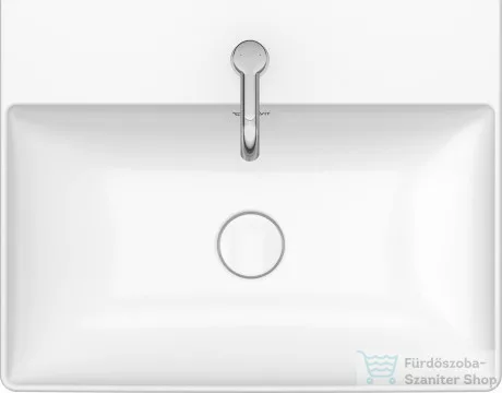 Duravit DURASQUARE 60x47 cm-es bútorral aláépíthető mosdó,2353600041