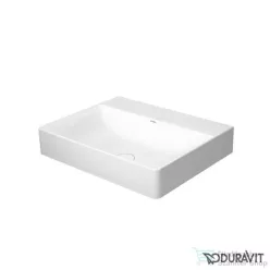   Duravit DURASQUARE 60x47 cm-es bútorral aláépíthető csiszolt mosdó csaplyuk nélkül,2353600079
