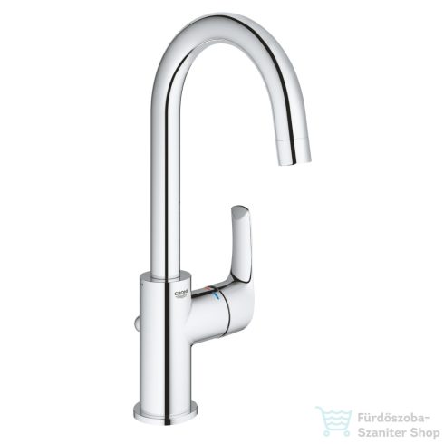 Grohe EUROSMART L magasított mosdó csaptelep automata leeresztővel,Króm 23537002