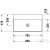 Duravit DURASQUARE 80x47 cm-es bútorral aláépíthető mosdó csaplyuk nélkül,2353800070