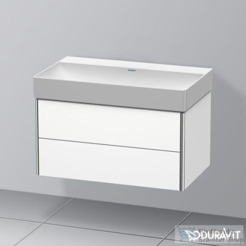 Duravit DURASQUARE 80x47 cm-es bútorral aláépíthető mosdó csaplyuk nélkül,2353800070