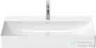 Duravit DURASQUARE 80x47 cm-es bútorral aláépíthető csiszolt mosdó Wondergliss bevonattal,23538000711