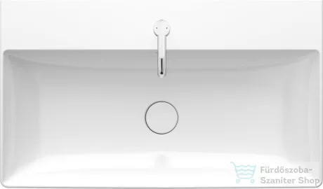 Duravit DURASQUARE 80x47 cm-es bútorral aláépíthető csiszolt mosdó Wondergliss bevonattal,23538000711