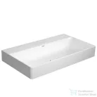 Duravit DURASQUARE 80x47 cm-es bútorral aláépíthető csiszolt mosdó csaplyuk nélkül,2353800079