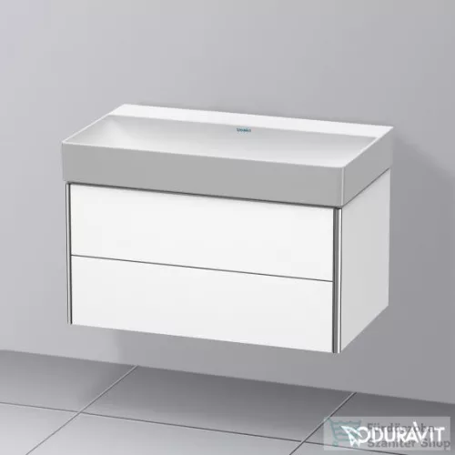 Duravit DURASQUARE 80x47 cm-es bútorral aláépíthető csiszolt mosdó csaplyuk nélkül,2353800079