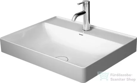 Duravit DuraSquare 60x47 cm ráültethető mosdó 2354600041 ( 235460 )