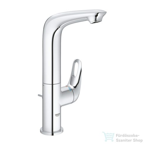 Grohe EUROSTYLE L magasított mosdó csaptelep automata leeresztővel,Króm 23569003